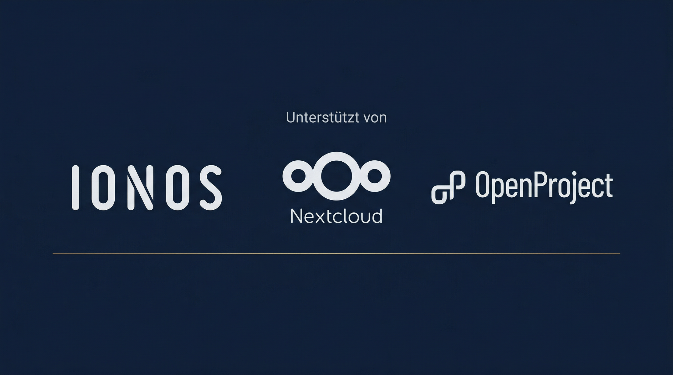 Europäische Cloudplattform unterstützt von IONOS, Nextcloud und OpenProject – Partner für DSGVO-konforme Cloud-Infrastruktur aus Europa